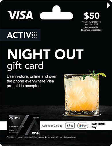 Activ Visa Cards