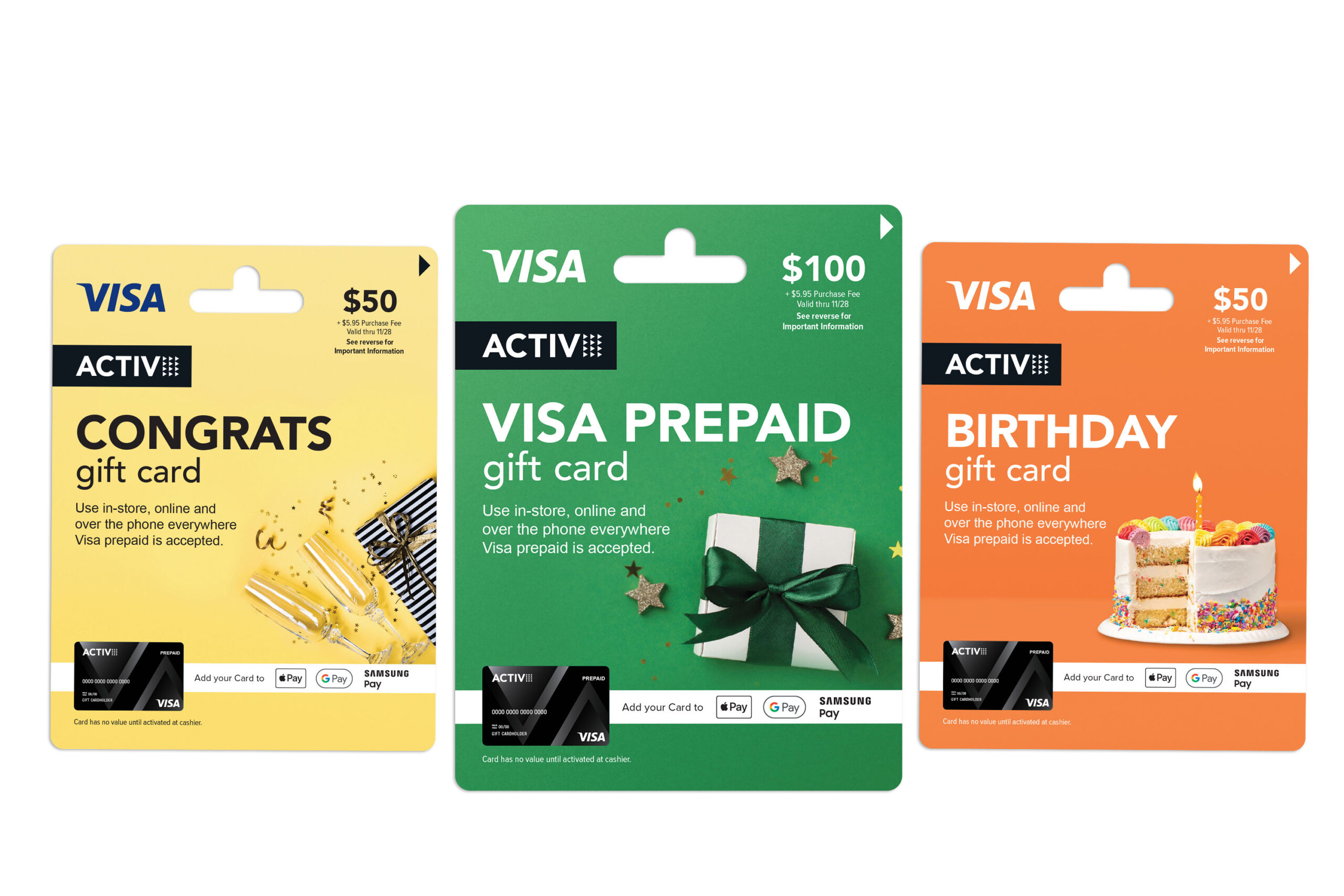 Gaming - Activ Visa Cards