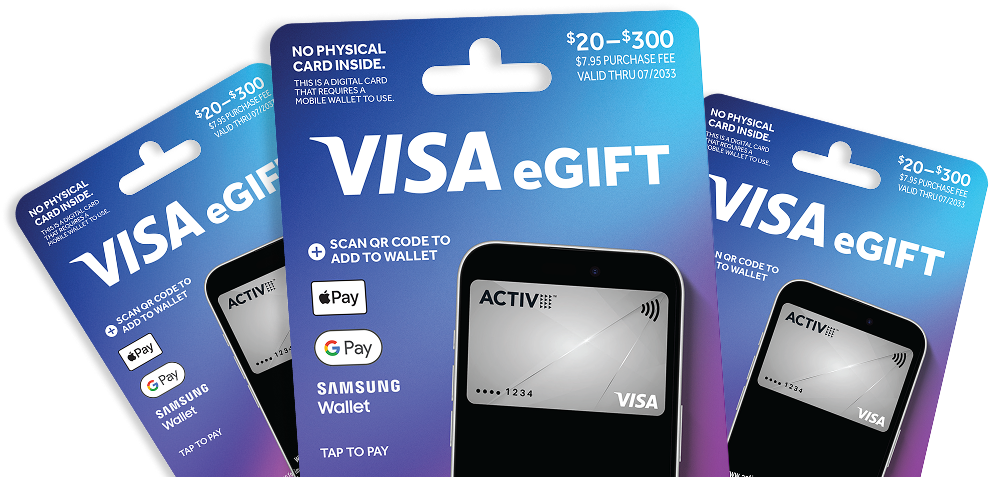VISA eGift Left